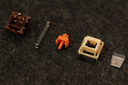 HMX Puppy Tactile Switch – 5-Pin Hot-Swap, 37g / 43g, Factory Lubed | DIY Mechanical Keyboard