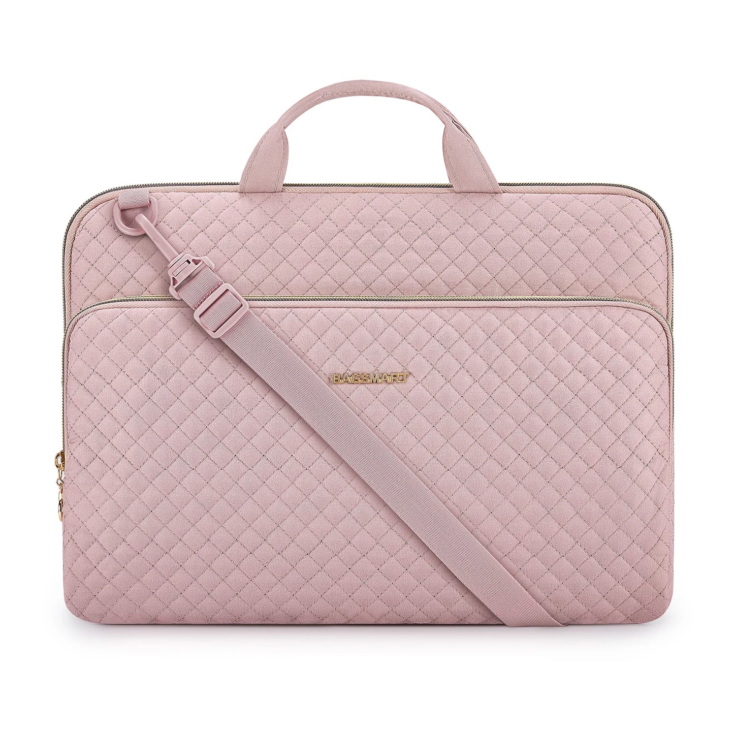 BAGSMART Laptop Handbag & Sleeve 13.3"–15.6" — Shoulder Briefcase for Women, MacBook Air/Pro