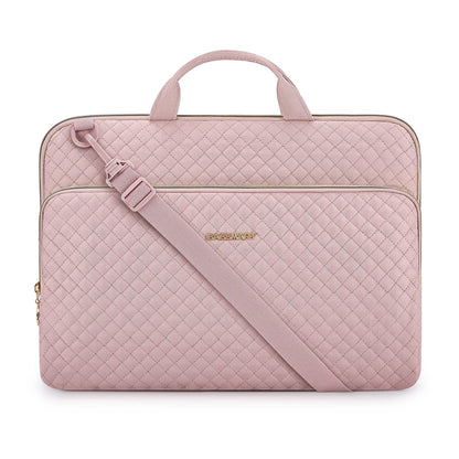 BAGSMART Laptop Handbag & Sleeve 13.3"–15.6" — Shoulder Briefcase for Women, MacBook Air/Pro
