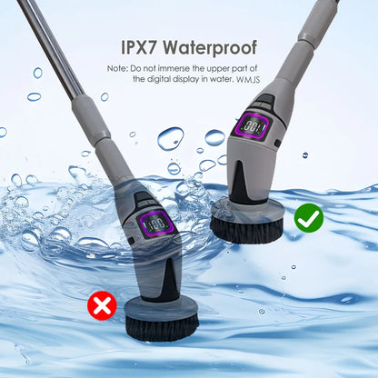 10-in-1 Electric Cleaning Brush | Multifunctional | Bathroom & Toilet | Voice Announcement