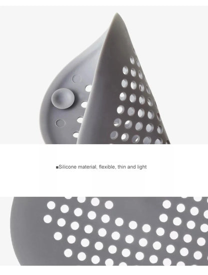 Silicone Sink & Drain Hair Catcher | Shower & Bathtub Filter Screen