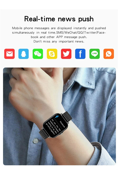 Smart Watch 2025 - 1.83" Display, Bluetooth Calling & Fitness Tracker for Men & Women