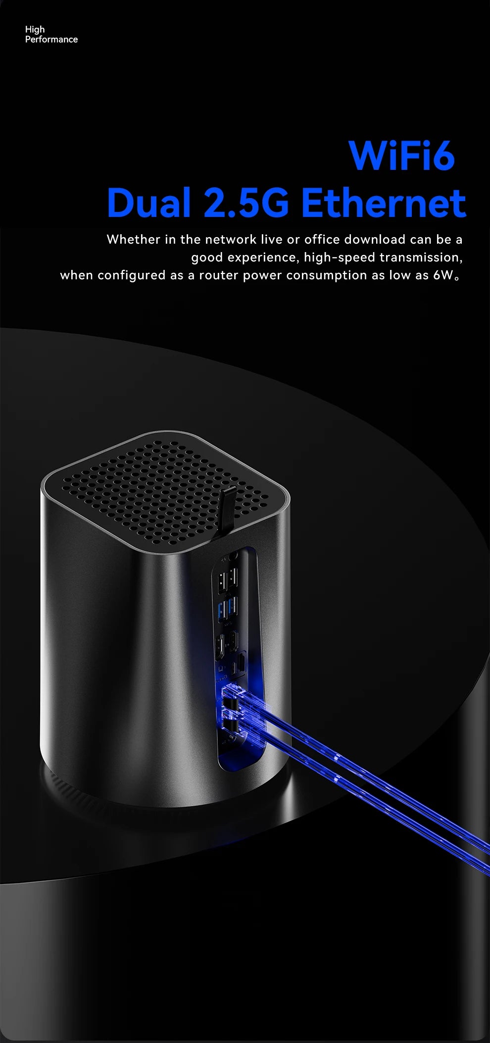 NAS Mini PC – Intel N150 / Ryzen 7 5825U, 2.5G Dual Ethernet, WiFi 6, M.2 NVMe, RAID, Windows 10/11