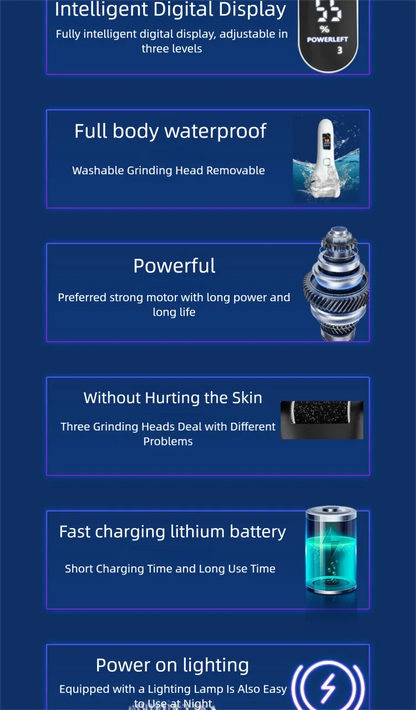 Electric Foot Callus Remover | Pedicure Machine | Rechargeable Foot Grinder