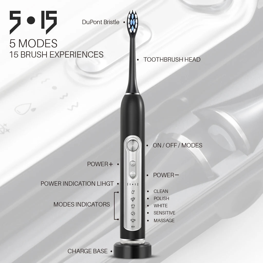 SUBORT S7 Sonic Electric Toothbrush | Smart Timer | IPX7 | Adult & Kids