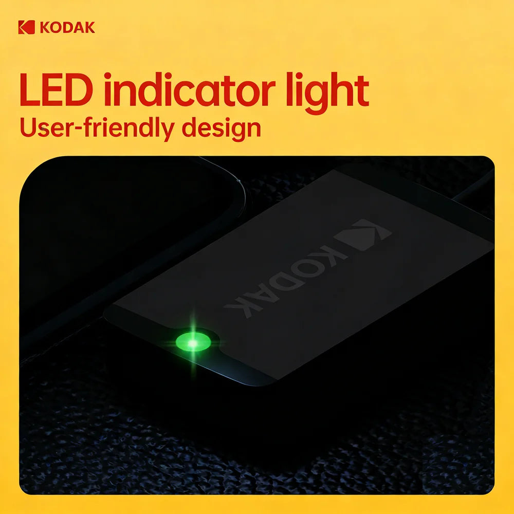 KODAK USB-C Hub – USB 3.0, SD & MicroSD Card Reader for Phone, Tablet, MacBook & Laptop