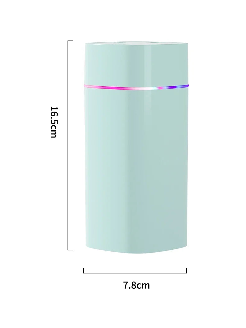 Air Humidifier Double Spray – Aromatherapy, Colorful LED, Heavy Fog, Mute