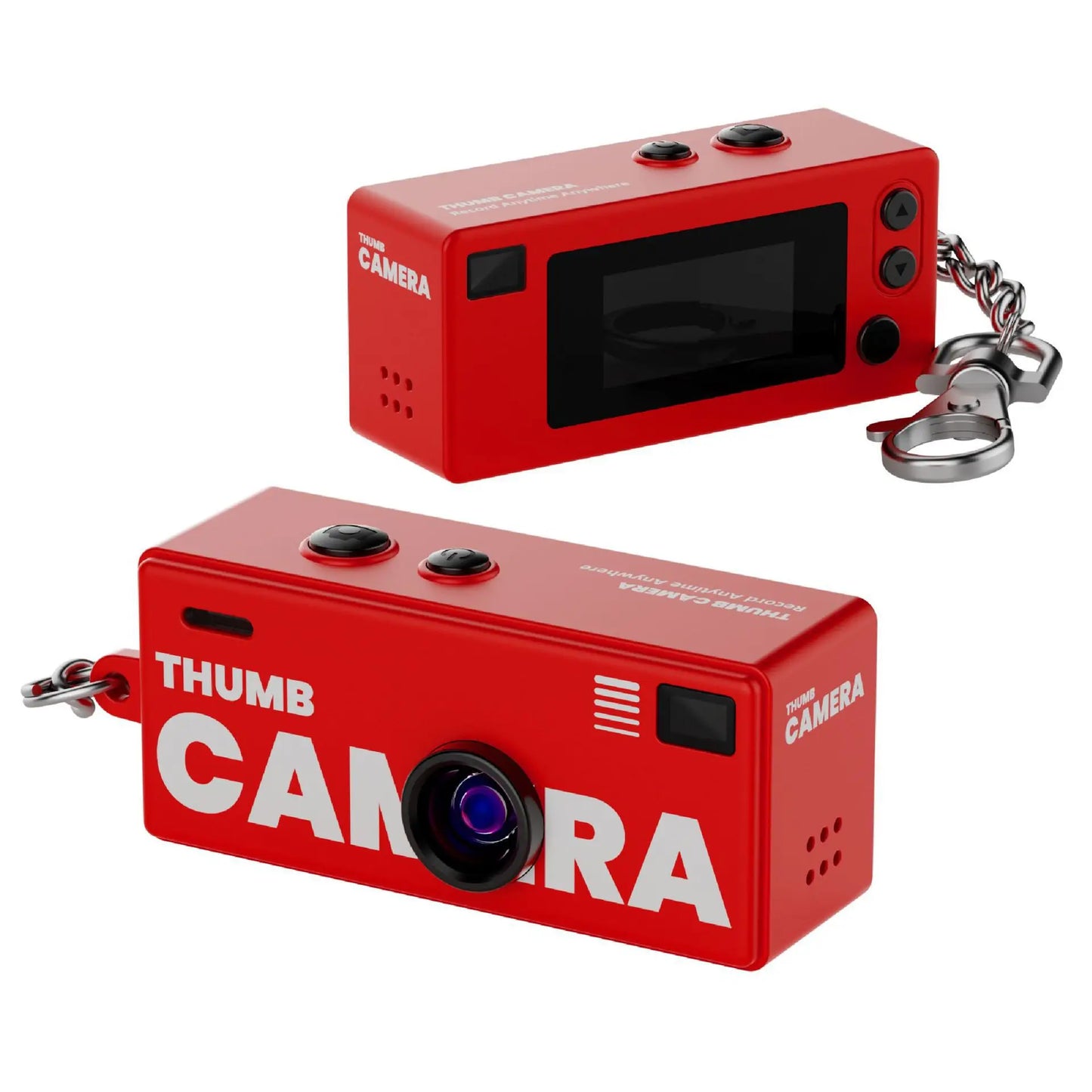 Portable Mini Thumb Camera 1080P FHD – 130° Wide-Angle, Autofocus, Fill Light, TFT LCD Screen