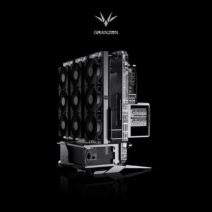Granzon G20 Open Frame Chassis Distro Plate – Water Cooling Computer Case