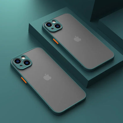 Armor Bumper Shockproof Phone Case for iPhone | Silicone Hard Cover for iPhone 7-15 Pro Max, XR, XS