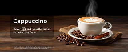 8-in-1 Electric Milk Frother & Steamer – 400ml Detachable Dishwasher Safe