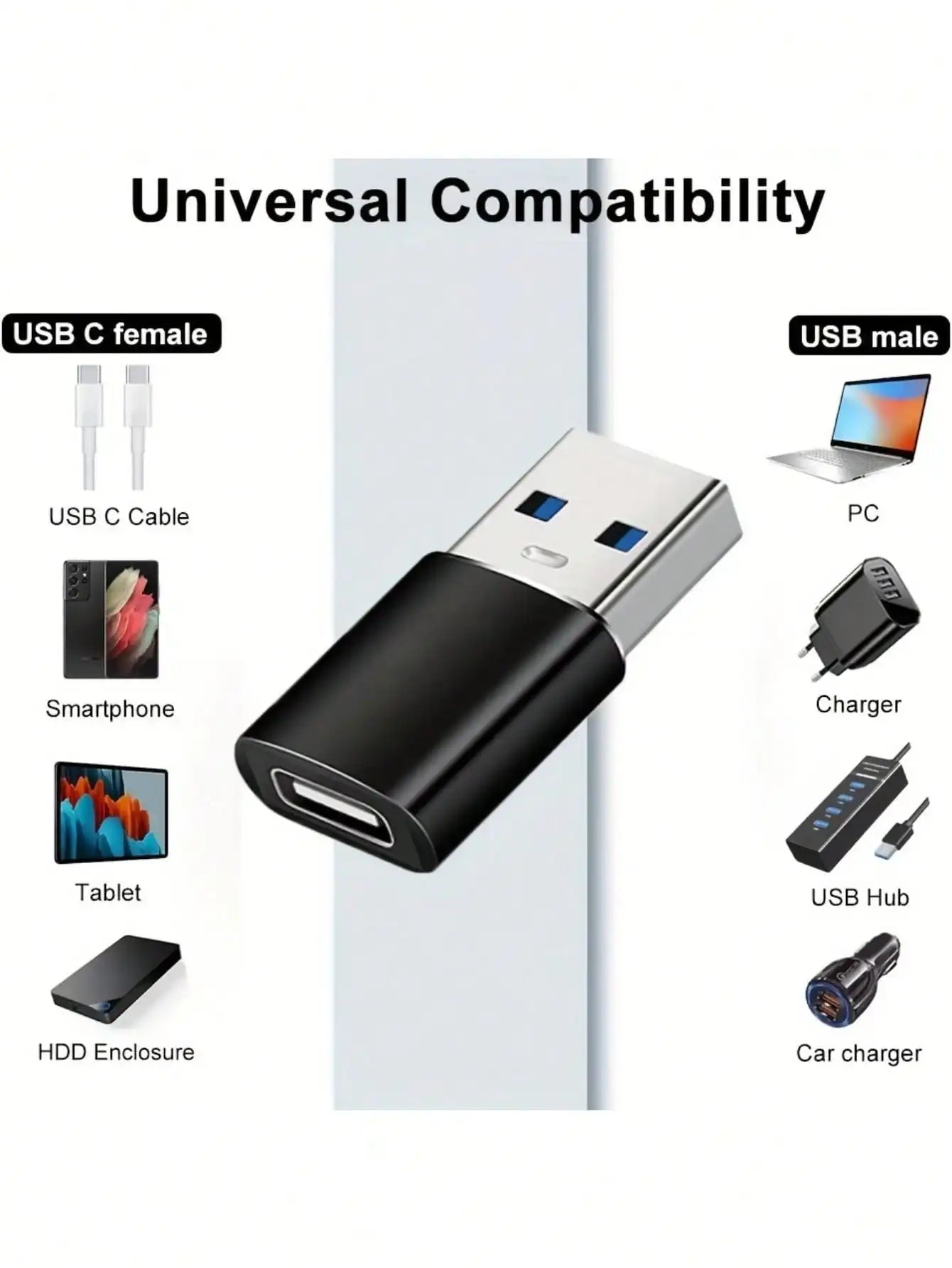 8-in-1 USB-C Adapter Set – OTG, Micro USB & USB 3.0 for MacBook & Smartphones
