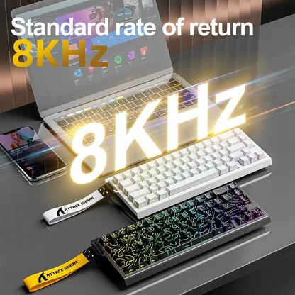 Attack Shark X68 HE Gaming Keyboard – Magnetic Hall Effect, 0.01mm Rapid Trigger, 8000Hz, 68-Key