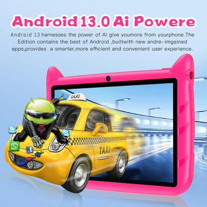 BDF 7" Kids Tablet | Android 13 | 4GB+64GB | 5G WiFi | 4000mAh | Dual Camera | CE FCC RoHS