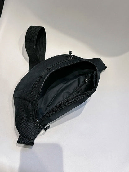 Large Nylon Fanny Pack – Crossbody Waist Bag for Sports & Travel
