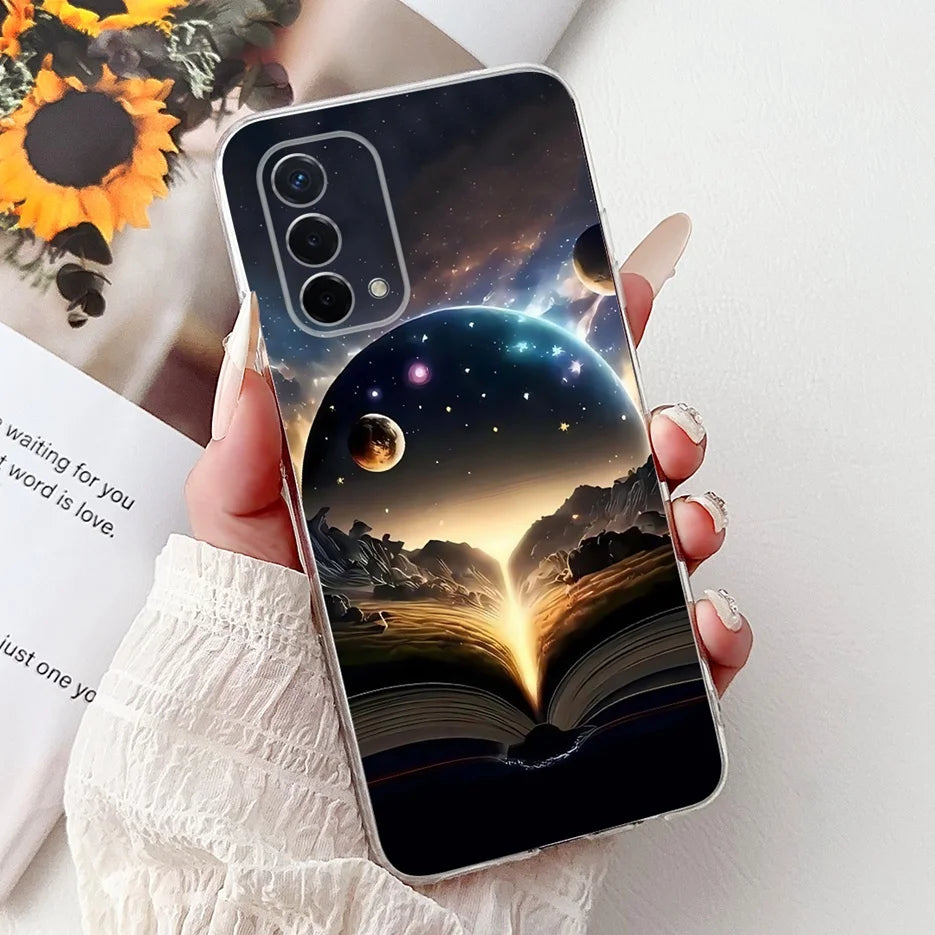 Luxury Painted Soft Silicone Case for Oppo A74 5G – Shockproof Back Cover