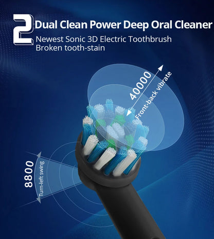 Oral-B Pro 4000 Electric Toothbrush – 3D Action, Pressure Sensor, 4 Modes, Gum Care, Waterproof