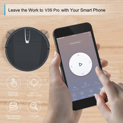 Robot Vacuum & Mop Cleaner – 3800PA Suction, APP & Voice Control | V32S / V3S | EU/US/UK