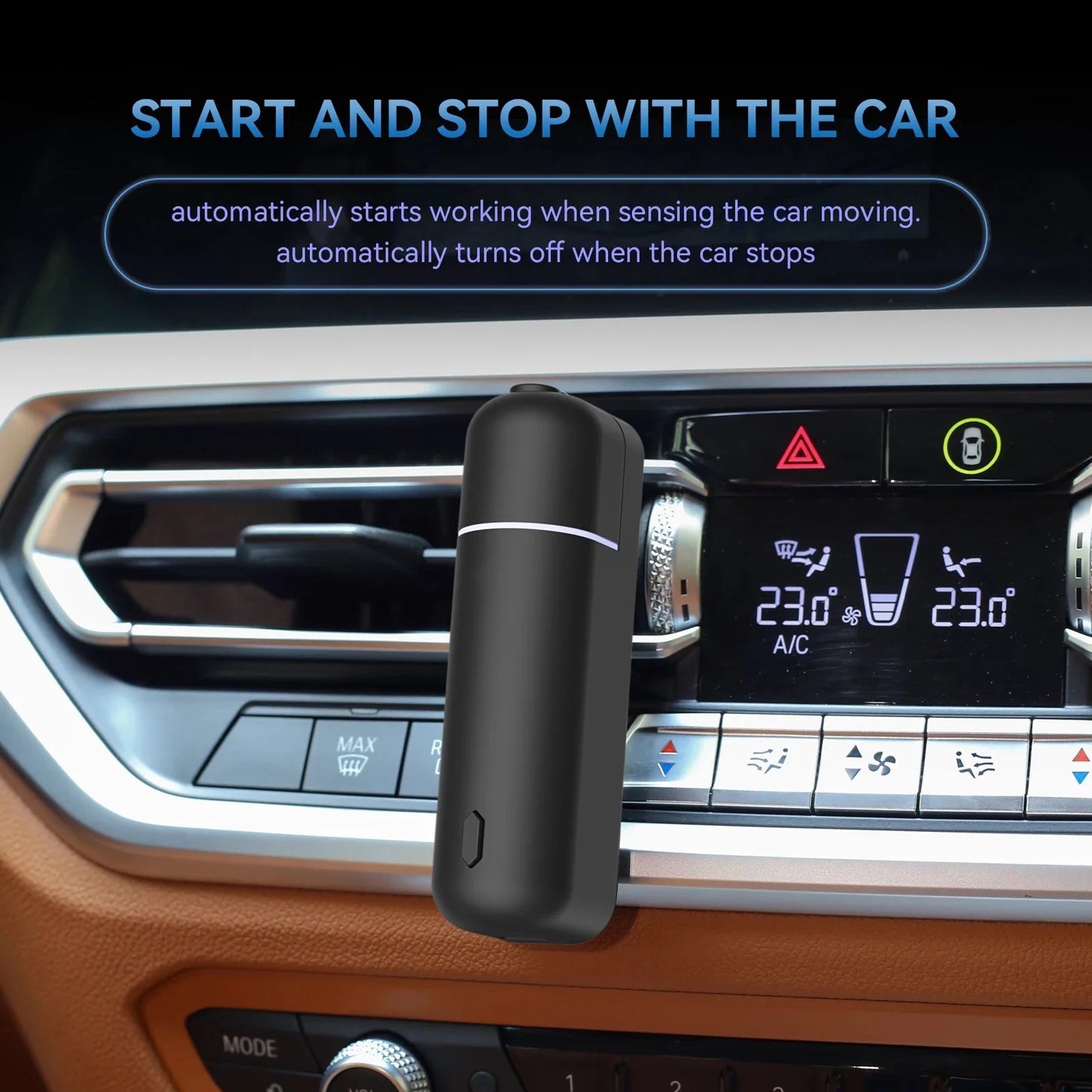 Electric Car Air Freshener & Aroma Diffuser – Essential Oil Fragrance for Cars