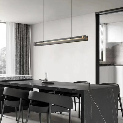 Modern Minimalist Style LED Chandelier for Living Dining Room Kitchen Office Desks Bar Home Decoration Hanging Light Fixture