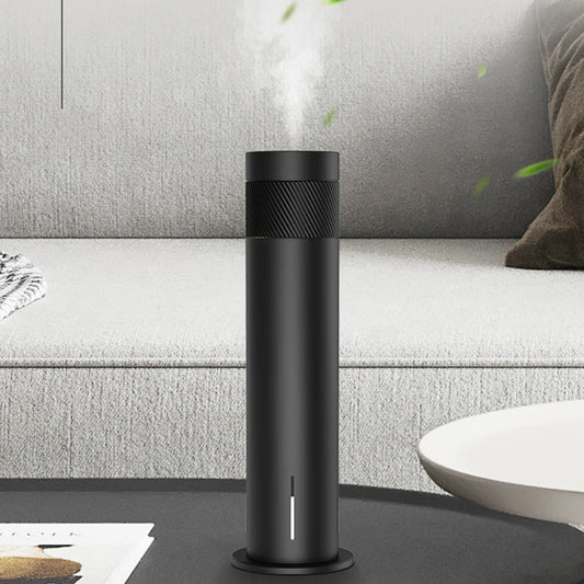 NAMSTE Smart Aroma Diffuser 120ml – 200m³ Coverage, Waterless, CE | Silver/Black EU Plug