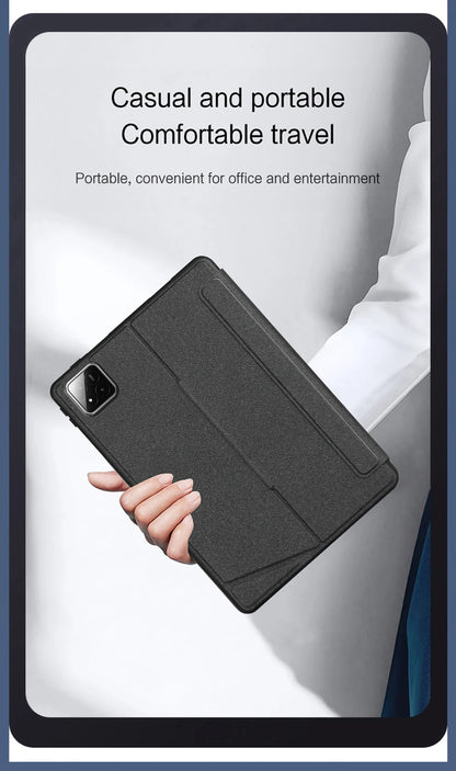 Detachable Magic Keyboard For Xiaomi Pad 7 MIPad7 Case Pencil Holder for Xiaomi Pad 7 Pro Mi Pad 7 2024 11.2" Tablet Cover Case