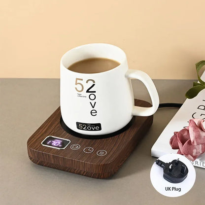 Coffee Mug Warmer – 3 Temperature Settings, Auto Shut-Off, Electric Beverage Heating Plate | Desk & Office