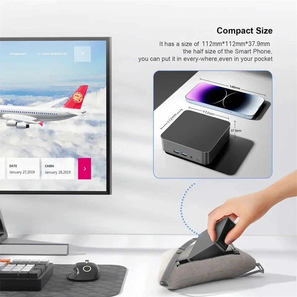 Mini PC Intel Core i7-4510U – Triple Display, 16GB RAM, up to 2TB SSD, Windows 11