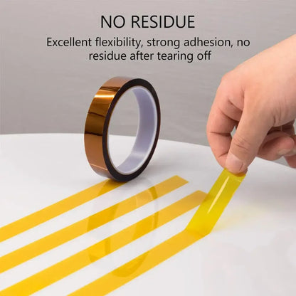 Polyimide Heat Resistant Tape – Gold Finger PCB & Battery Insulation | 33M