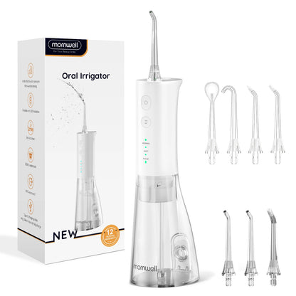 Electric Water Flosser Rechargeable | 300ml | IPX7 Waterproof | Home & Travel
