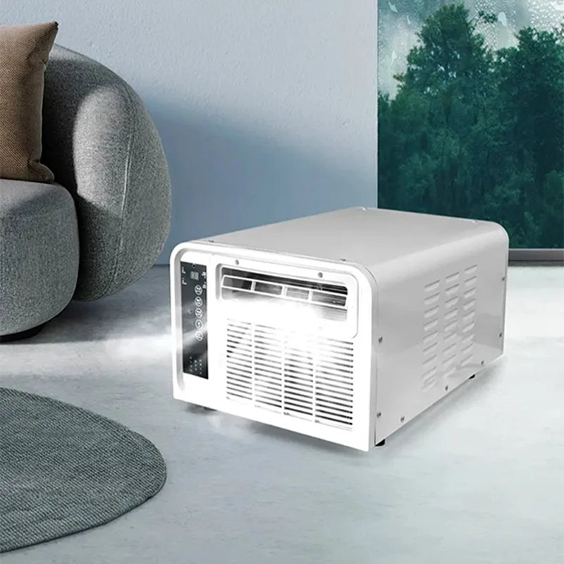 Dual-Mode Portable Air Conditioner – Cooling & Heating, Mosquito Net, 110V/220V