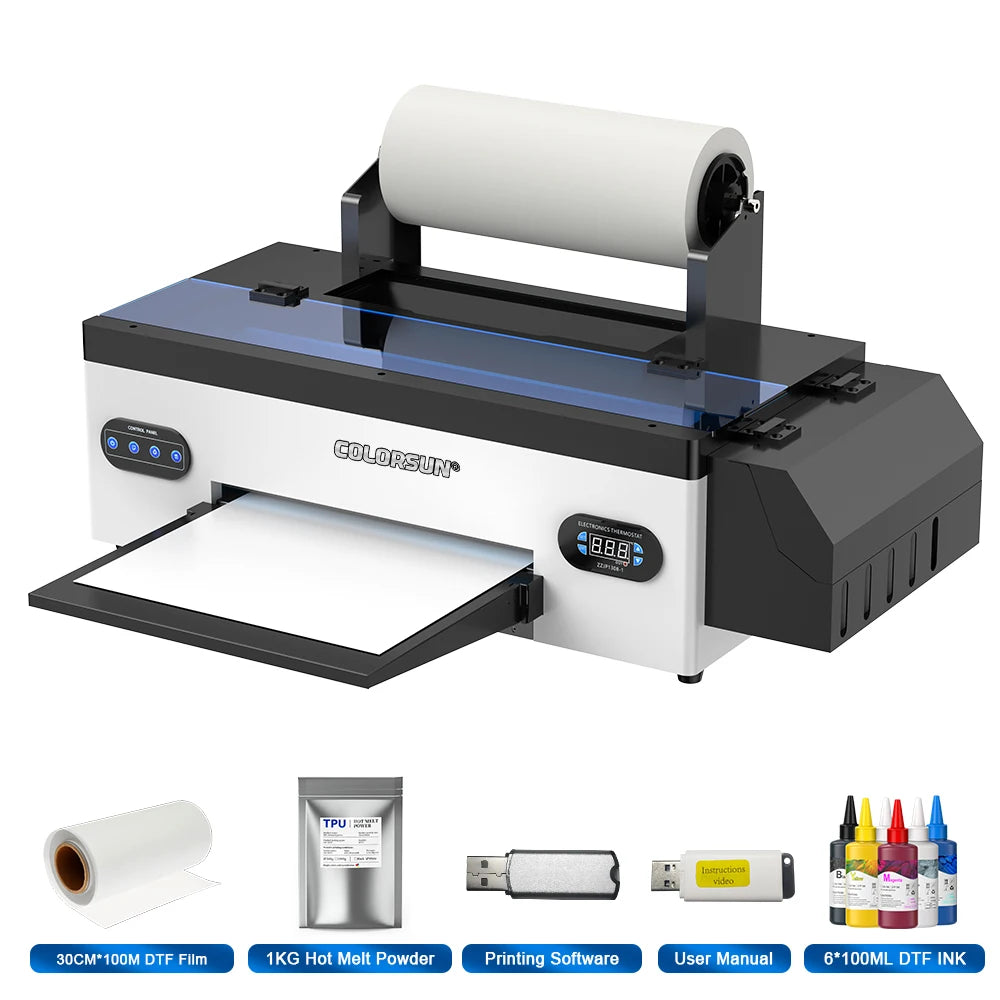 Colorsun A3 DTF Printer – Epson R1390 | Direct to Film | T-Shirt & Hoodie Printing