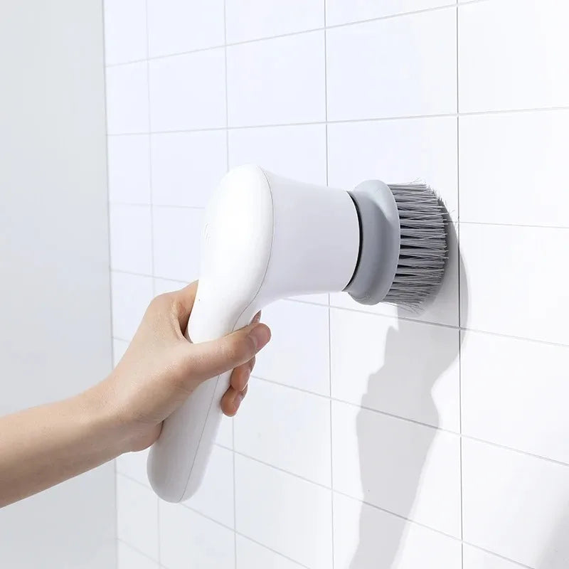 Wireless Handheld Electric Cleaning Scrubber – Rechargeable, Multi-Surface Brush Tool for Car, Home & Kitchen