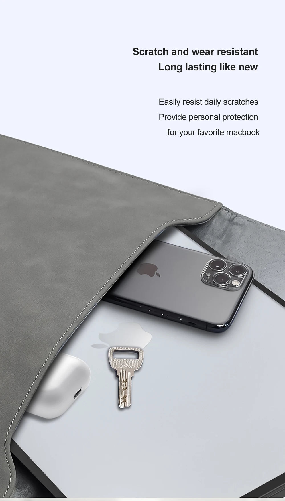 Soft TPU+PC MacBook Case – Pro 16/14/13, Air 15/13, M1–M5 (2019–2025)
