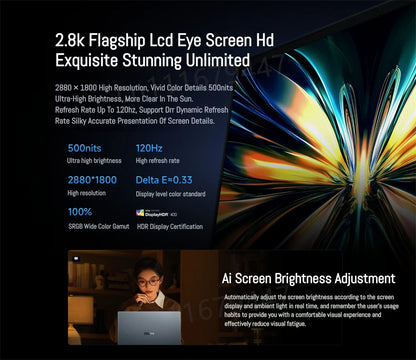 Xiaomi Redmi Book Pro 14 2025 — Intel Ultra5/Ultra7, 16/32GB RAM, Up to 2TB SSD, 2.8K 120Hz