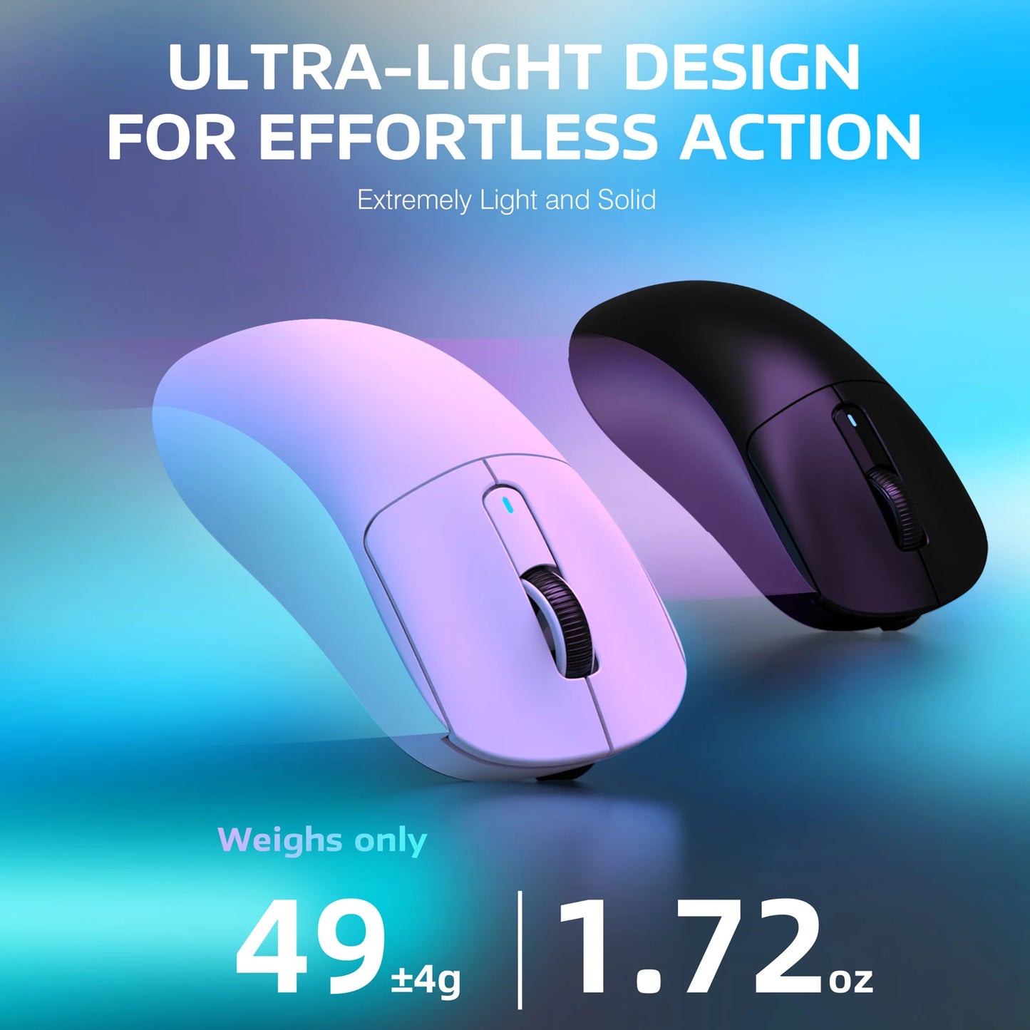 Attack Shark X3 Wireless Gaming Mouse – 49g, PAW3395, Triple Mode
