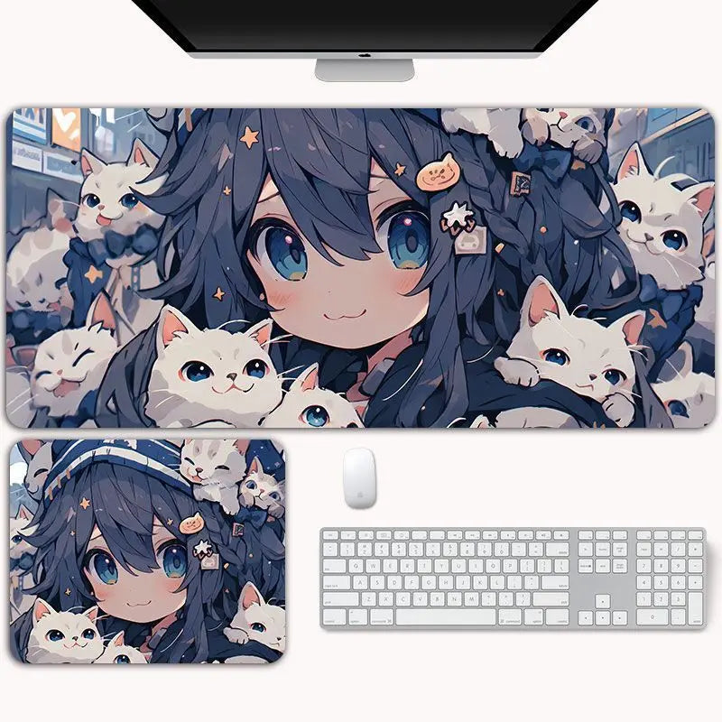 Hatsune Miku XXL Gaming Desk Mat – Anime Mouse Pad, Non-Slip