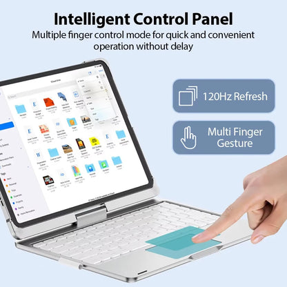 Magic Keyboard Case for iPad – Air 11/13, Pro 11/12.9, iPad 10th/7th-9th Gen, Backlit