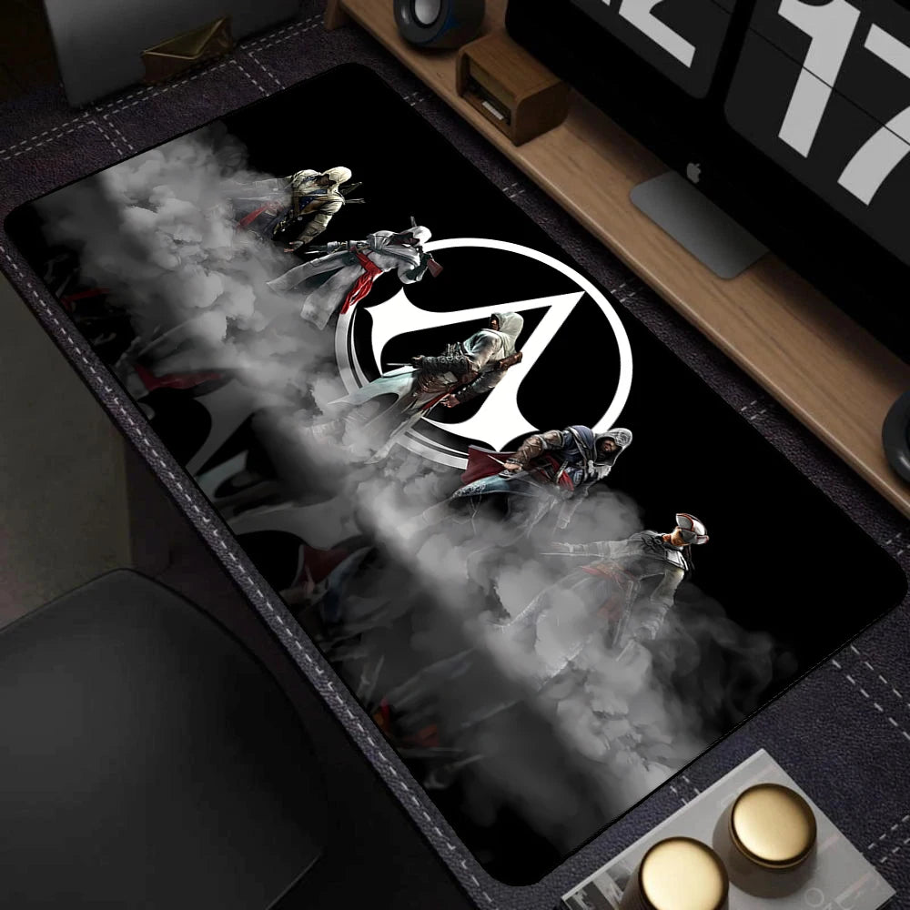 Assassin's Creed XXL Gaming Mouse Pad — Large Desk Mat, Multiple Sizes & Thickness