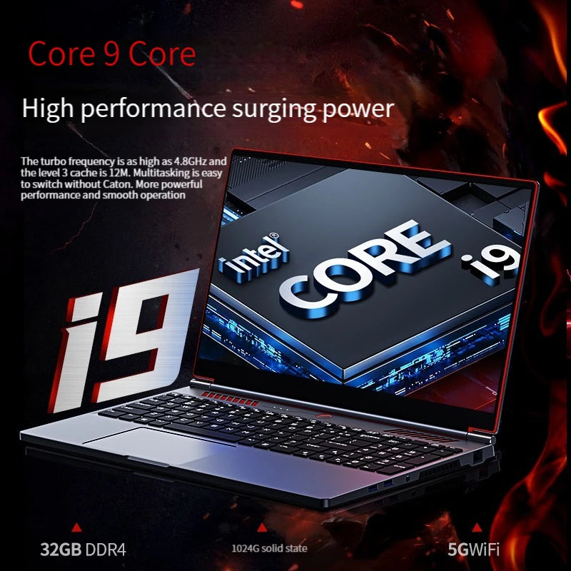 16.1" Gaming Laptop | Intel i9-10885H / i7-8750H | NVIDIA GTX1650 4GB | Up to 64GB DDR4 | 144Hz IPS | Win 11