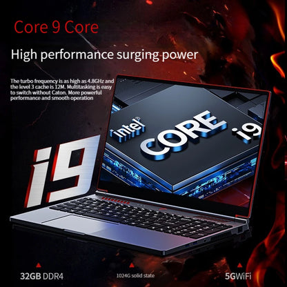 16.1" Gaming Laptop | Intel i9-10885H / i7-8750H | NVIDIA GTX1650 4GB | Up to 64GB DDR4 | 144Hz IPS | Win 11