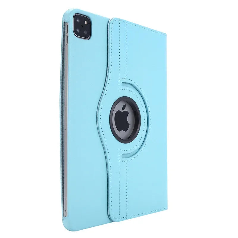 360° Rotating Stand Leather iPad Case – Pro 11"/12.9"/13", Air, Mini, 7th–10th Gen