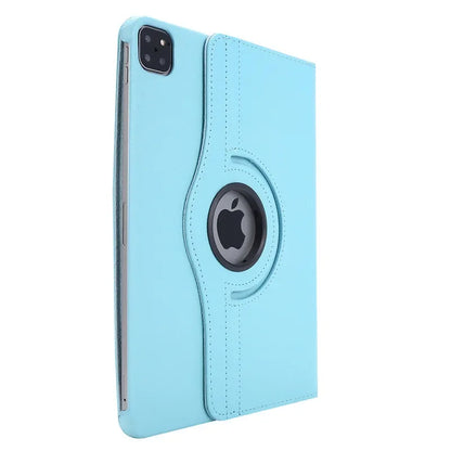 360° Rotating Stand Leather iPad Case – Pro 11"/12.9"/13", Air, Mini, 7th–10th Gen