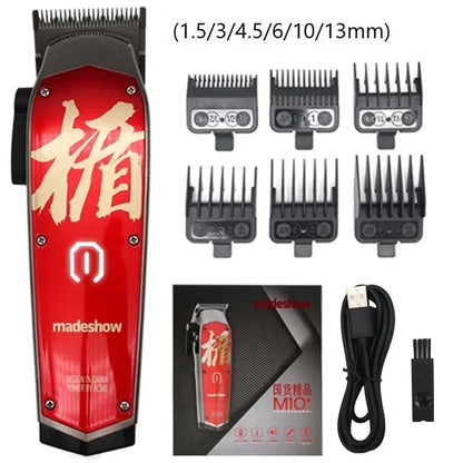 Madeshow M10 Professional Cordless Hair Clipper & Beard Trimmer