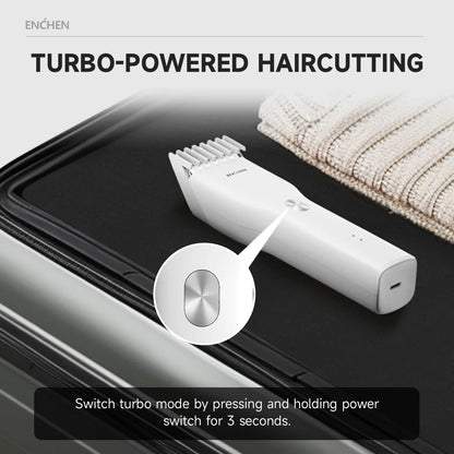 ENCHEN Boost-W Cordless Hair Clipper – USB Rechargeable, Adjustable Comb