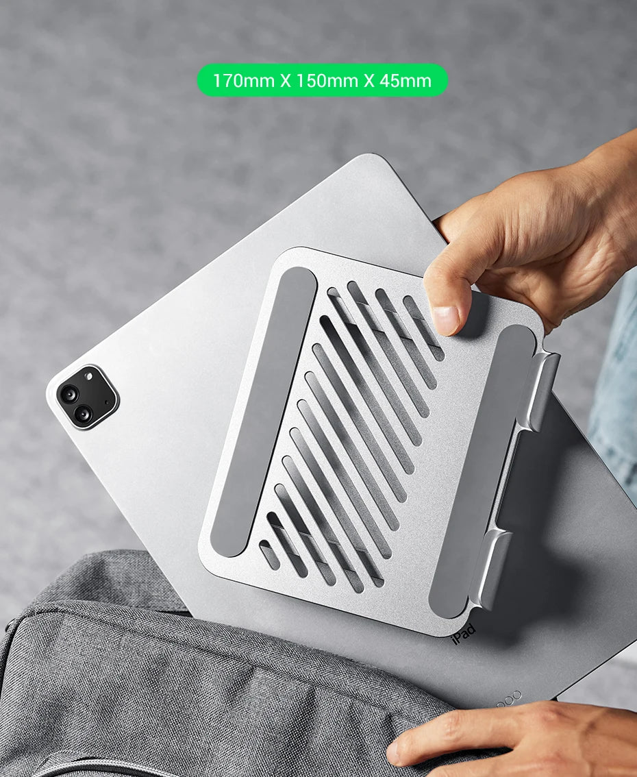 UGREEN LP134 Aluminum Tablet & Phone Stand – Adjustable Desk Holder for iPad, iPhone, Xiaomi & Laptops