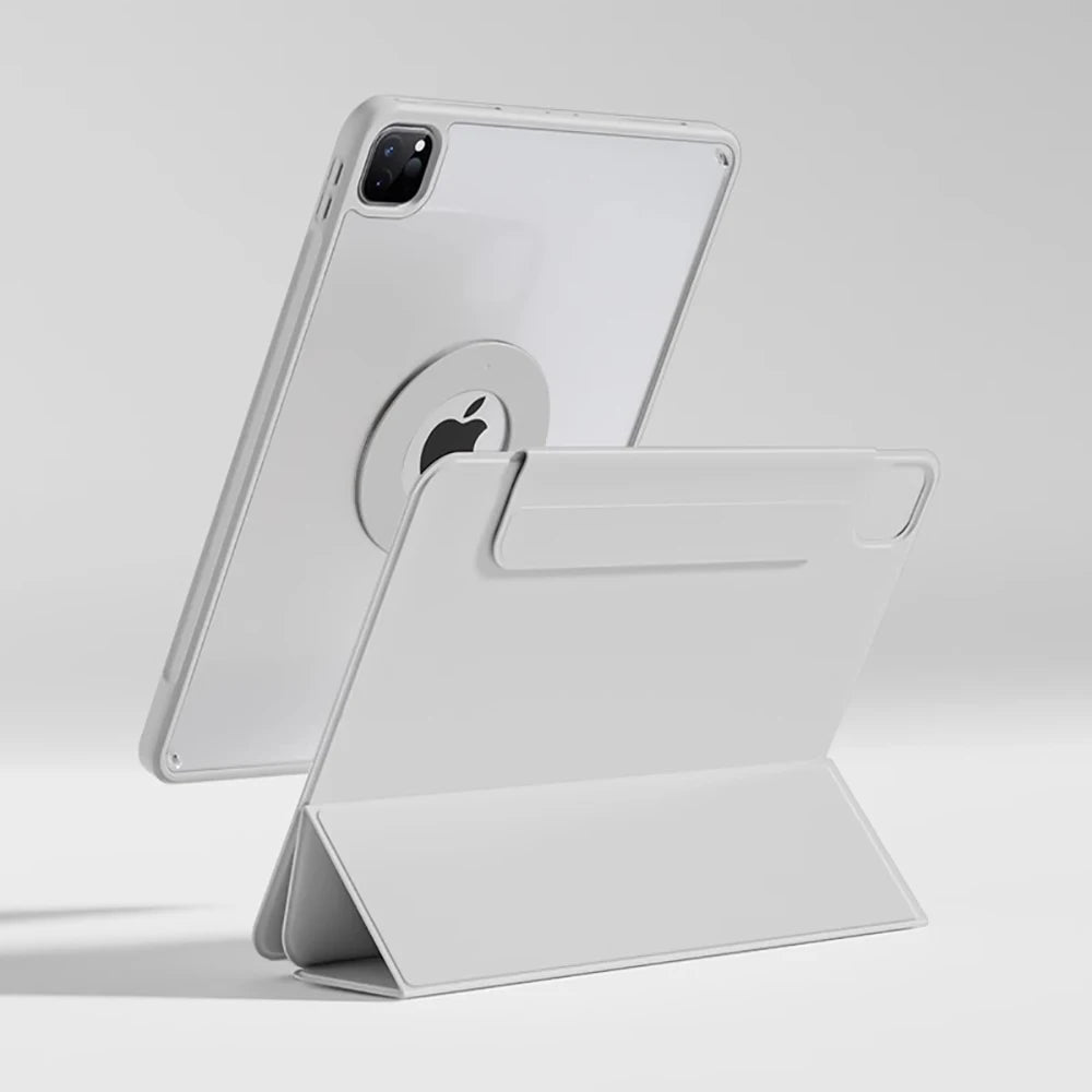 SZEGYCHX 720° Rotating iPad Case | PU Leather | Magnetic | Fits Pro, Air, Mini, iPad 7–11th Gen