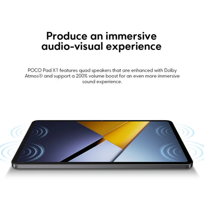 POCO Pad X1 Global – 11.2" 3.2K 144Hz, Snapdragon 7+ Gen 3, 8GB+512GB, 8850mAh, 45W