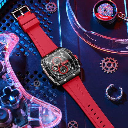 CURREN Men's Fashion Watch – Unique Square Design, Luxury Quartz Sport, Waterproof