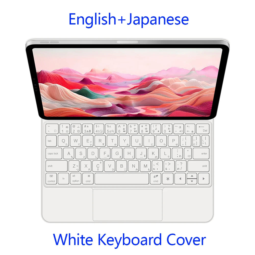 Backlit Magic Keyboard Case for iPad Air 11" M2/M3/M4 2024-2026 – Multi-touch, Smart Folio
